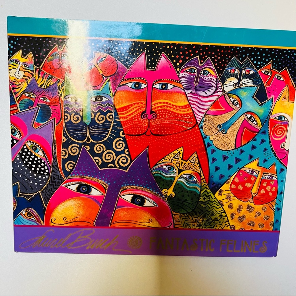 Laurel Burch Hardback Book. NWOT. 144 pages. “Fantastic Felines”
